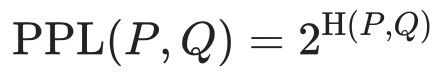 Perplexity Equation